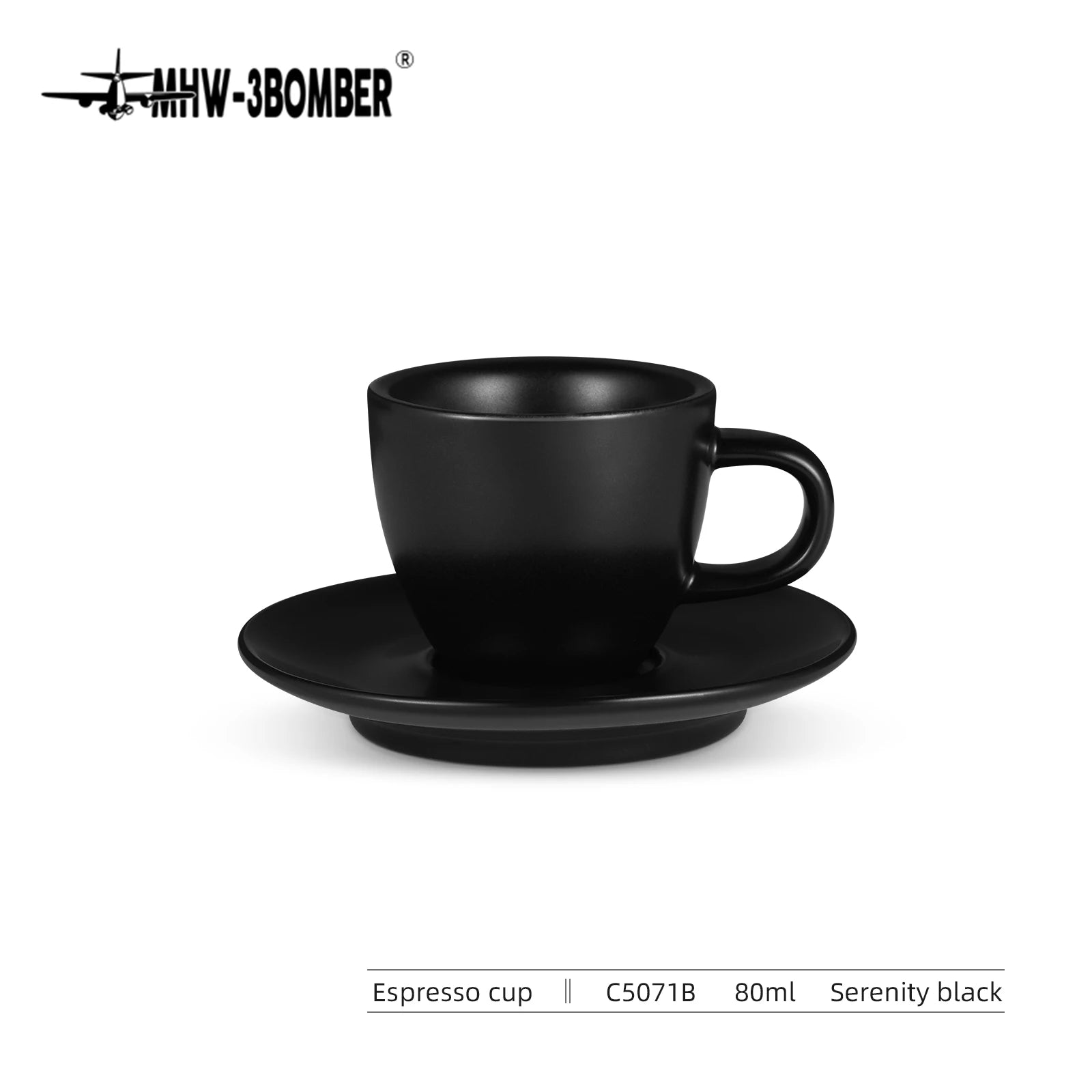 MHW-3BOMBER Tazza da caffè espresso in ceramica da 80 ml