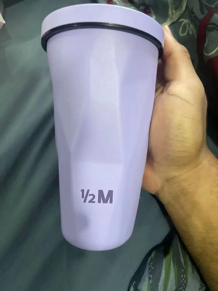 Tazza in acciaio inossidabile con logo personalizzato da 12 once