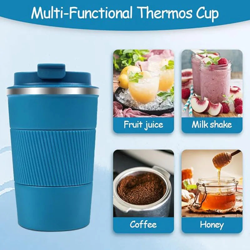 Tazza in acciaio inossidabile con logo personalizzato da 12 once