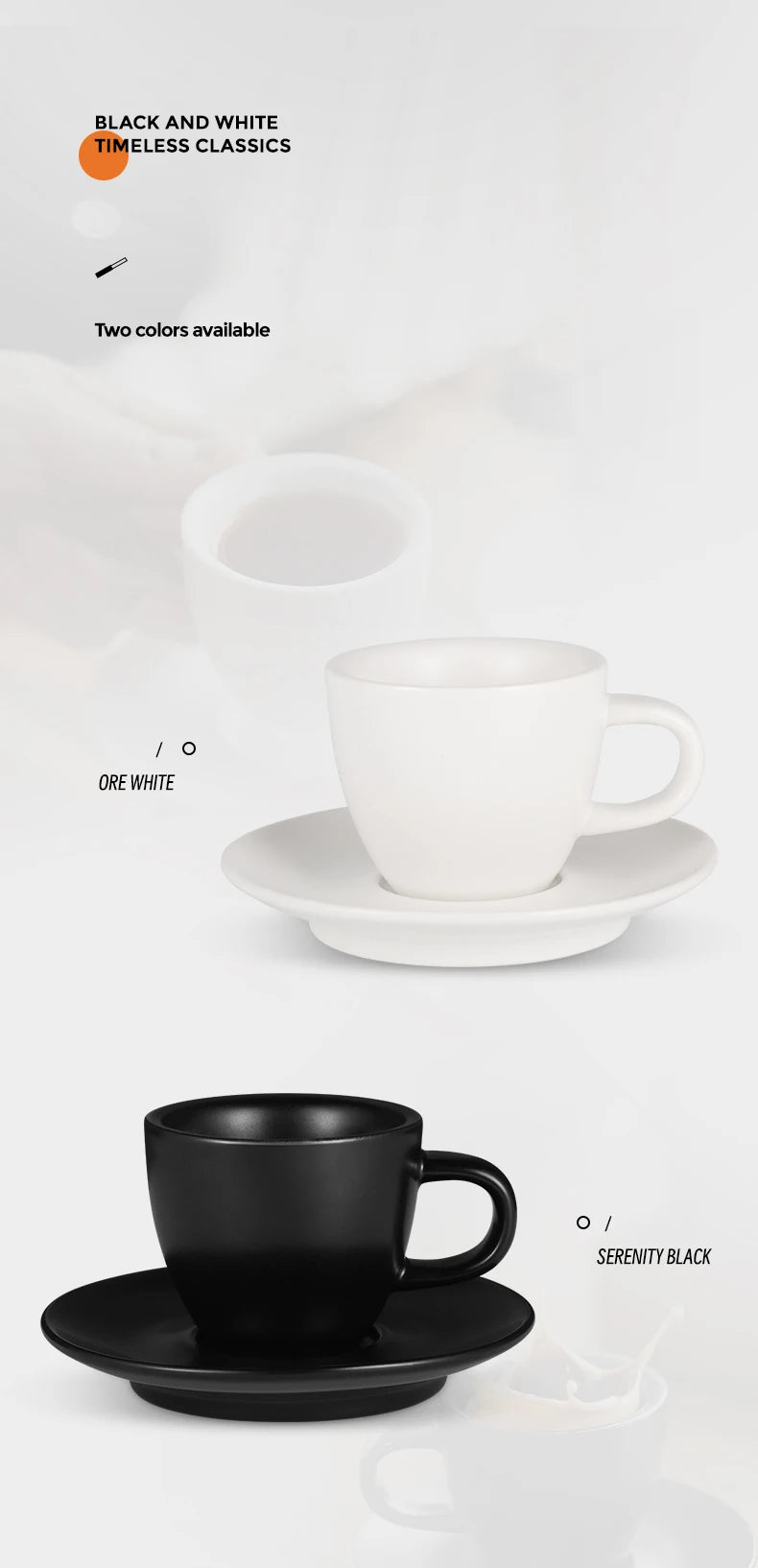 MHW-3BOMBER Tazza da caffè espresso in ceramica da 80 ml