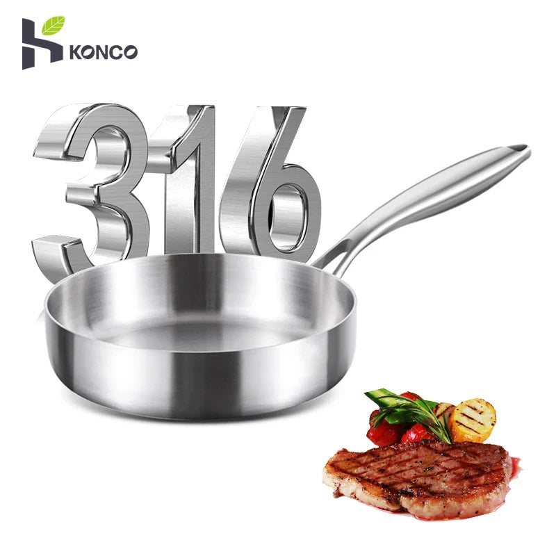 Padella in acciaio inox