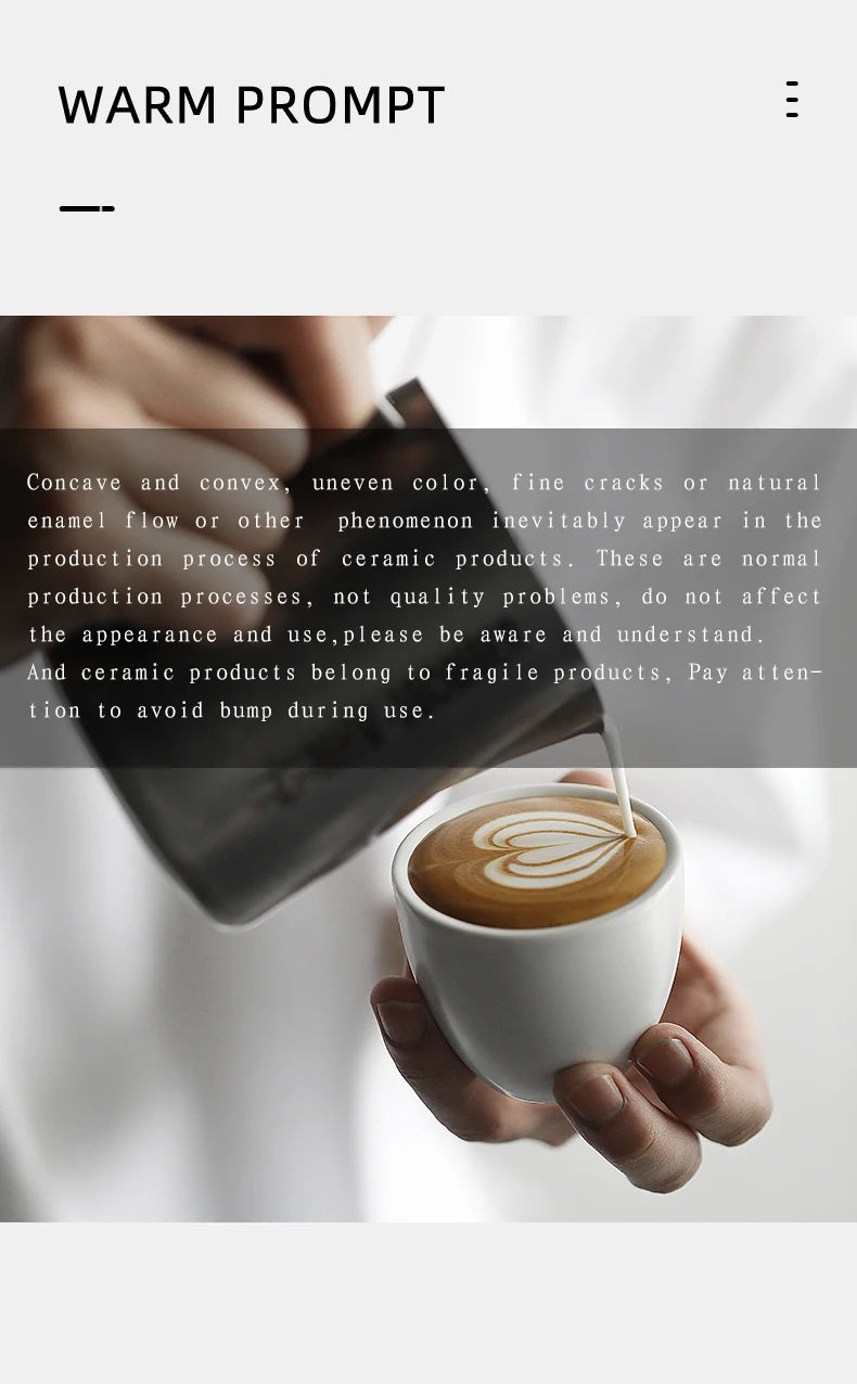 MHW-3BOMBER Tazza da caffè espresso in ceramica da 80 ml