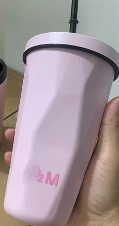 Tazza in acciaio inossidabile con logo personalizzato da 12 once